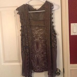 Buckle throw. Hardly worn. Size S